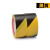 欧冕 PVC警示胶带 地板胶带斑马线胶带 安全胶带定位标识贴 黑黄50mm*15m