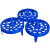 动力瓦特 水浴锅泡沫浮漂板 方形圆形塑料水漂 离心管EP管加热用 塑料圆形8孔 