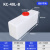 PE塑料方形水箱加厚密封蓄水大容量水桶加药桶 立式卧式方形水箱 KC40升B