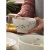 家用餐具日式手绘陶瓷米饭碗面碗汤碗菜盘碗盘勺碟筷自由组合 雪花瓷7.5英寸深窝盘 1件套