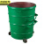 京洲实邦 240升铁桶颜色备注 户外方形环卫挂车铁桶垃圾桶大号带轮JZSB-1026