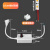 220V高压灯带专用调光器LED灯条插头单色亮度无极调压控制器 针间距15mm(大可接500W)