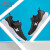 特步(XTEP)童鞋夏季男童运动休闲跑步儿童鞋 680215119575 黑白-大网孔 38