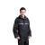 强盛伟业（QSWY） 分体式雨衣雨裤套装反光雨衣 双层 加厚 可清洗雨衣 黑色 尺码 XXXL