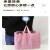 贝傅特 塑料包装袋 礼品袋服装购物袋手提袋打包袋 50个粉红色(粉提）宽50*高40+底10cm