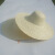 NEWBIES草帽男款夏季农民劳动大帽檐麦秆草帽可印字订制logo草帽 白色麦秆 直径45厘米