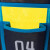 稳斯坦 W5357 悬挂式手机存放挂袋 学校公司手机收纳整理袋 蓝黄色54格(头部带字)
