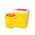 Botao 8L 黄色塑料垃圾桶 圆形