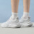 阿迪达斯（adidas）男鞋 夏季新款运动鞋网面透气休闲训练鞋厚底耐磨缓震轻便跑步鞋 IE9766 39