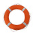 安达通 塑料救生圈 专业船用成人儿童游泳圈实心防汛救生泳池 2.5kg救生圈普通晶格款