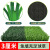 假草皮仿真草坪地毯人工户外铺垫人造塑料绿色地垫隔热装饰足球场定做 3厘米草高-免填充双色足球草