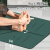 美乐伽PU橡胶瑜伽垫土豪垫专业防滑加宽运动健身地垫家用瑜珈垫定制logo 墨绿/引导线/微瑕