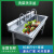 法耐（FANAI）商用不锈钢水槽单槽加厚大洗菜盆洗手池厨房带平台支架一体水池 【1.0厚】120*50*80+2个单冷