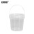 安赛瑞 透明塑料桶 1L密封打包桶水桶 带盖龙虾桶包装桶 涂料桶油漆桶 25107