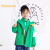 巴拉巴拉男童外套童装中大童便服儿童两件套加绒时尚 绿色调00344-男 160cm