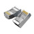 安普AMP康普cat5e超五类rj45屏蔽水晶头镀金弹片569530-3 100个