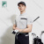 斐乐（FILA）男子短袖POLO衫2024夏季新款高尔夫运动POLO衫 深黑-BK 170_92A_M