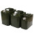 海斯迪克 HKW-157 工业加厚铁皮油桶 柴油桶加油壶 汽车备用油箱 立式扁桶10L