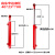2吨液压油缸双向升降小型HSG40缸径 单缸电动液压缸重型手动微型 40*25*700 2吨推力 16MPA