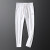 CKZRKC夏季薄款弹力休闲运动裤男修身男士束脚卫裤T恤帅气两件套 609白色套装 XL