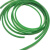 聚氨酯PU圆皮带绿色粗面可粘接O型环形圆带电机传动带工业皮带 绿色粗面9MM整卷(100米)包邮