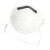 马斯奥活性炭杯型口罩N95口罩头戴式防尘透气工业粉尘焊接雾霾防护  白色
