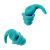 耳塞防噪音隔音睡觉睡眠学习降噪工业耳罩呼噜声 青色 左耳+右耳一对+收纳盒+眼罩