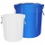 圆形垃圾桶大容量商用大号环卫户外餐饮超大型无盖带盖收 50升无盖垃圾桶(装约70斤水)