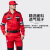 瑞可特 RSF321 抢险救援服套装 电网电力反光应急救援长袖工作服 红色（套装+帽子+标识+腰带） 4XL 