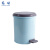冠峰 6.8L蓝色带内桶 脚踩带盖垃圾桶脚踏式垃圾筒圆有盖大号带内桶GNG-433