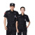 阿力牛 ASF37 夏季保安工作服套装 物业门卫职业装劳保服 夏季长袖套装（上衣+裤子） 3XL-185 