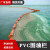 鸣固 围油栏 固体浮子式PVC围油栏 船舶码头海事油库专用拦污带拦油带 WGV450（一米）