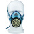 日本兴研口罩单罐防尘毒面具口罩活性炭KN95过滤器电焊焊工农药喷漆 单罐防尘毒套装 （G-7-06）