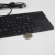 双环K818 工业键盘K-818工控键盘 迷你键鼠一体化USB DX-87FS大键盘PS2双圆口触摸板  官方标配 白轴