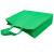 玛仕福 无纺布手提袋 广告礼品包装袋 绿色竖版中号30*38*10cm