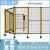 宁波自动化机器人防护围栏无缝车间隔离网仓库安全设备隔断网围栏 单开门2米高*1米宽