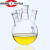 定制 斜四口烧瓶四口反应瓶高硼硅圆底反应瓶100/250/500/100 500ml/24*24*24*19