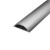 美奥帮 铝合金线槽 防踩线槽 半弧形地板地面穿线用 金属线槽 长度1米（5号）