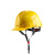 XMSJ安全帽工地男透气建筑工程施工劳保加厚定制防护头盔印字 国标加厚V型-红色