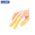 苏识 电子厂工作加厚耐磨防护乳胶橡胶一次性净化手指套 M码500克（净化型）米黄色 包 3490009