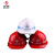 实环 REAL RING中国交建安全帽中交帽子一二三条杠头盔领导施工监理透气定制印刷 M型红色无杠中交