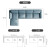 A家 真皮沙发客厅意式轻奢现代简约高档科技皮沙发北欧风家具DB2815 头层牛皮款(浅蓝色) 三人位+左贵妃(约2.69米)