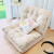 懒人沙发椅卧室小沙发阳台休闲小户型可坐可躺睡觉可折叠LZ021 【猫爪科技布+单人位】米白色