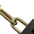 安燚AY 总长105cm粗4.5mm 链条锁防盗锁铁链锁链子锁大门锁推拉门锁AY-046