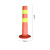 鹿色 塑料警示柱   可拆卸防撞柱反光路桩 塑料材质50*20cm