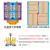 叉车塑料托盘仓库地垫托板防潮垫板物流卡板工业地堆货物栈板垫仓 504012cm拼接四脚_新料