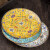 LICHEN 景德镇陶瓷盘子家用中式骨碟子餐具珐琅彩描金系列福字 帝王黄6英寸 1个 15cm 1个