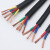 佳雁 电线电缆VVR/RVVZ 3*25平方国标阻燃铜丝电缆线 3芯软护套线 1米