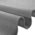 赫钢 PVC镂空地垫塑胶防滑垫S型防水垫地毯加密5mm厚*1.2米宽*15米/卷 灰色