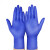舜造一次性丁腈手套加厚 防水 实验室厨房100只/盒 蓝紫色 M码（可定制）